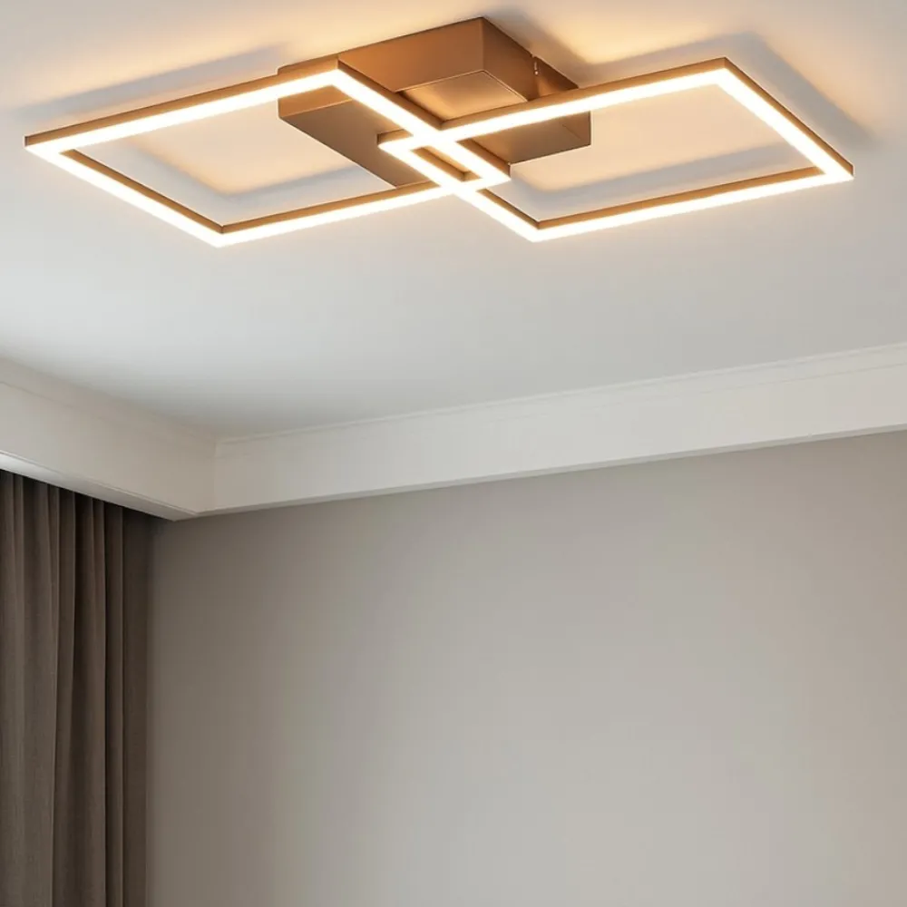 Plafoniere Moderne-Selezionato da Mazzolaluce Plafoniera moderna orientabile led 3000k colore rame
