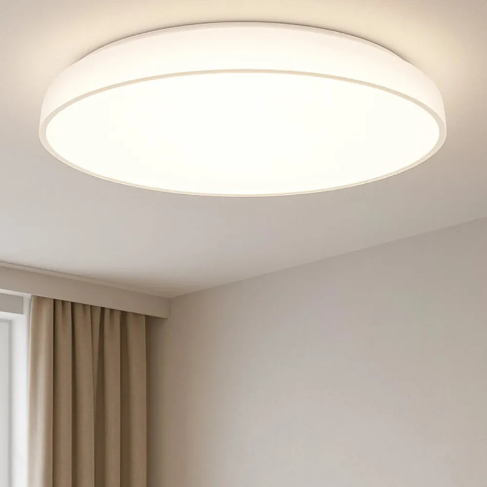 Plafoniere Moderne-Selezionato da Mazzolaluce Plafoniera moderna per camera da letto bianco led 3000k