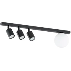 Plafoniere Moderne-Selezionato da Mazzolaluce Plafoniera moderna per cucina faretti orientabili fp