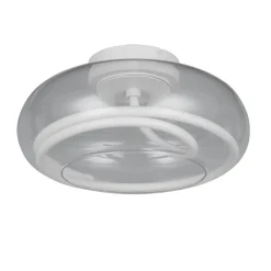 Plafoniere Moderne-Selezionato da Mazzolaluce Plafoniera moderna per cucina vetro trasparente led 26w 4000k