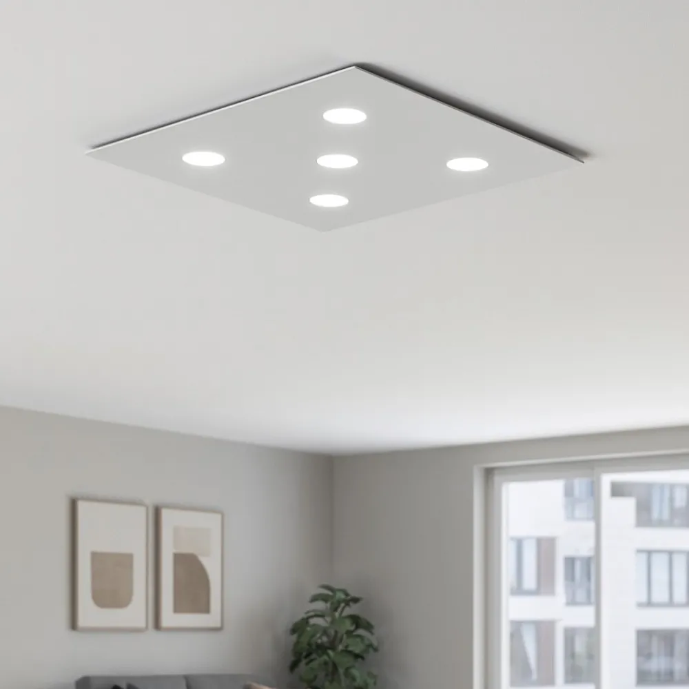 Plafoniere Moderne-Top Light Plafoniera moderna per cucina grigio area