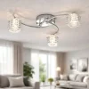 Plafoniere Moderne-Top Light Plafoniera moderna per salotto in vetro rubik
