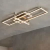 Plafoniere Moderne-Selezionato da Mazzolaluce Plafoniera moderna per soggiorno led 34w 3000k dimmerabile