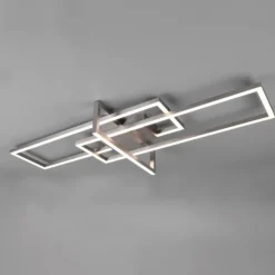 Plafoniere Moderne-Selezionato da Mazzolaluce Plafoniera moderna per soggiorno led 34w 3000k dimmerabile