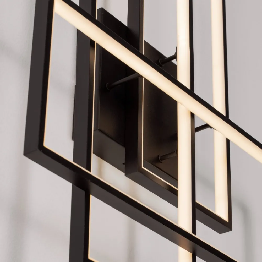 Plafoniere Moderne-Selezionato da Mazzolaluce Plafoniera moderna per soggiorno led 3200k design nero