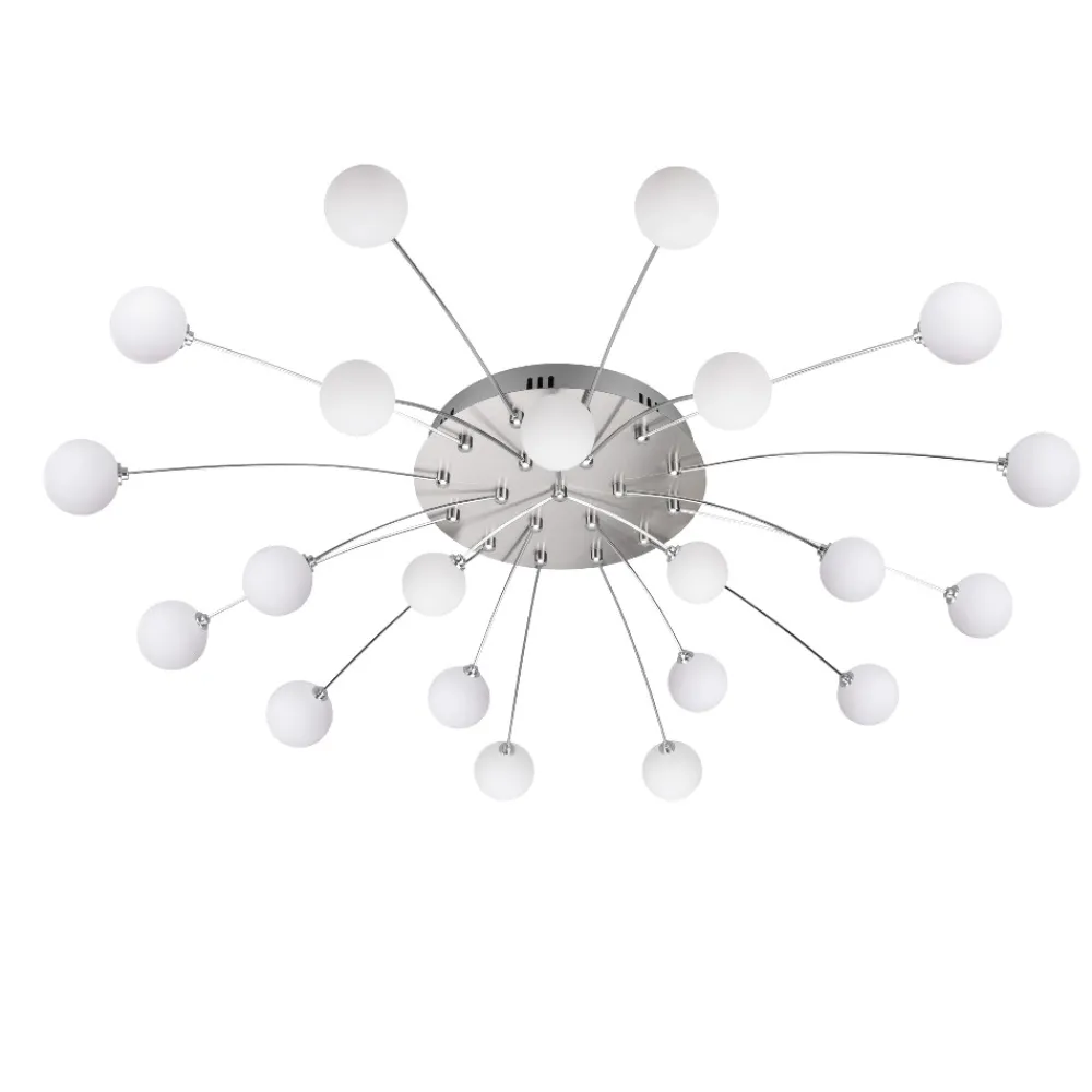 Plafoniere Moderne-Selezionato da Mazzolaluce Plafoniera moderna per soggiorno multi sfere led dimmerabile