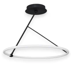 Plafoniere Moderne-Selezionato da Mazzolaluce Plafoniera moderna per soggiorno design anello luminoso 30w 3000k