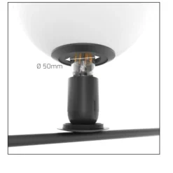 Plafoniere Moderne-Top Light Plafoniera moderna per soggiorno sabbia holly