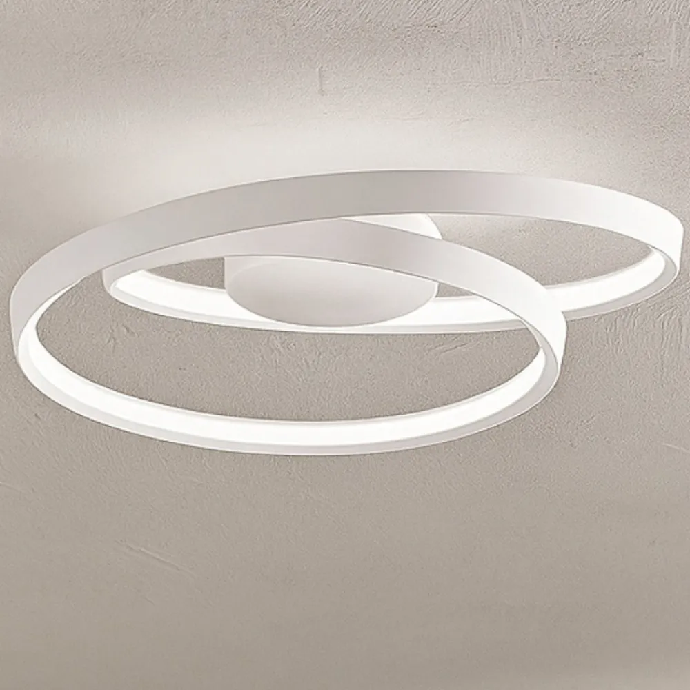 Plafoniere Moderne-Perenz Illuminazione Plafoniera moderna ritmo bianca led cct 3000k 4000k 6000k perenz