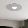 Plafoniere Moderne-Top Light Plafoniera moderna rotonda grigio cloud