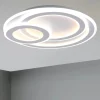 Plafoniere Moderne-Selezionato da Mazzolaluce Plafoniera moderna rotonda led da 2700k a 6000k per salotto