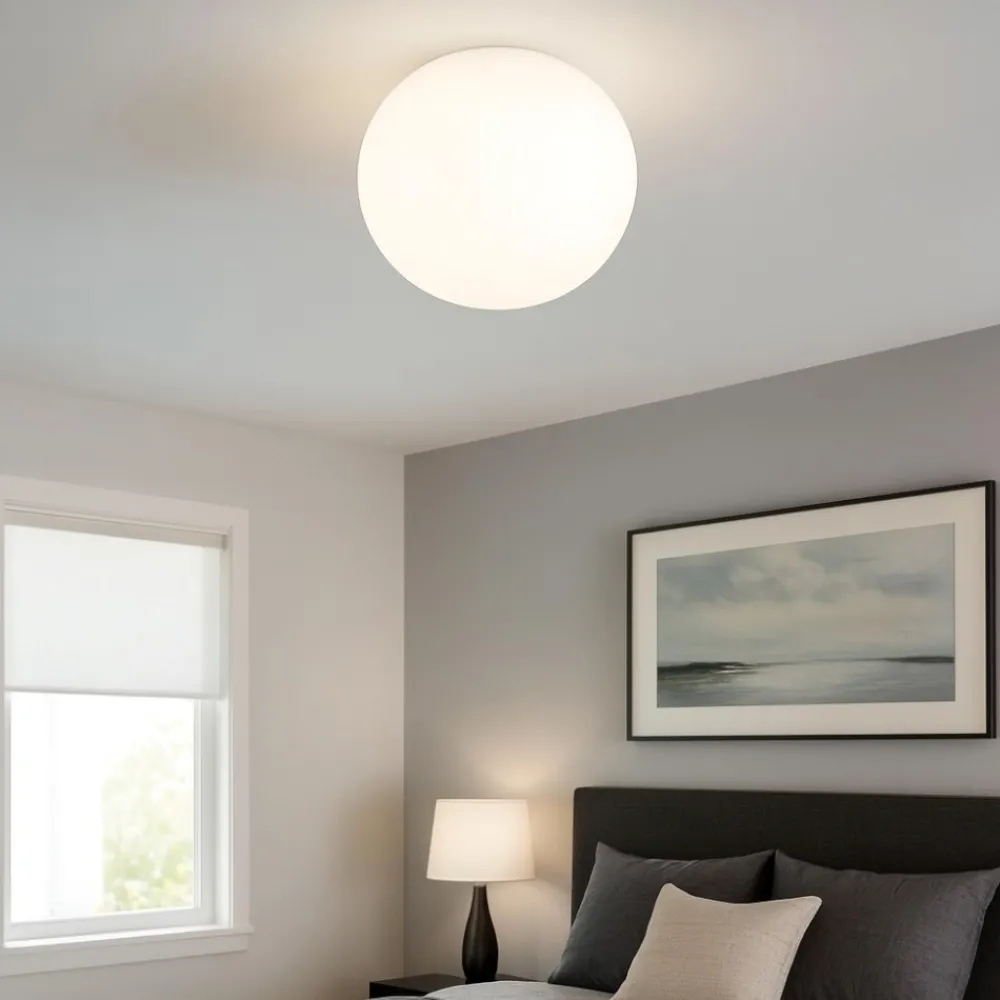 Plafoniere Moderne-Linea Light Plafoniera moderna sfera led 3000k 55cm oh!