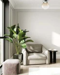 Plafoniere Moderne-Miloox Plafoniera moderna sfera vetro ambrato da soggiorno sforzin