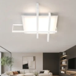 Plafoniere Moderne-Top Light Plafoniera moderna small bianca design toplight cross