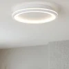 Plafoniere Moderne-Selezionato da Mazzolaluce Plafoniera moderna sottile led 3000k bianca