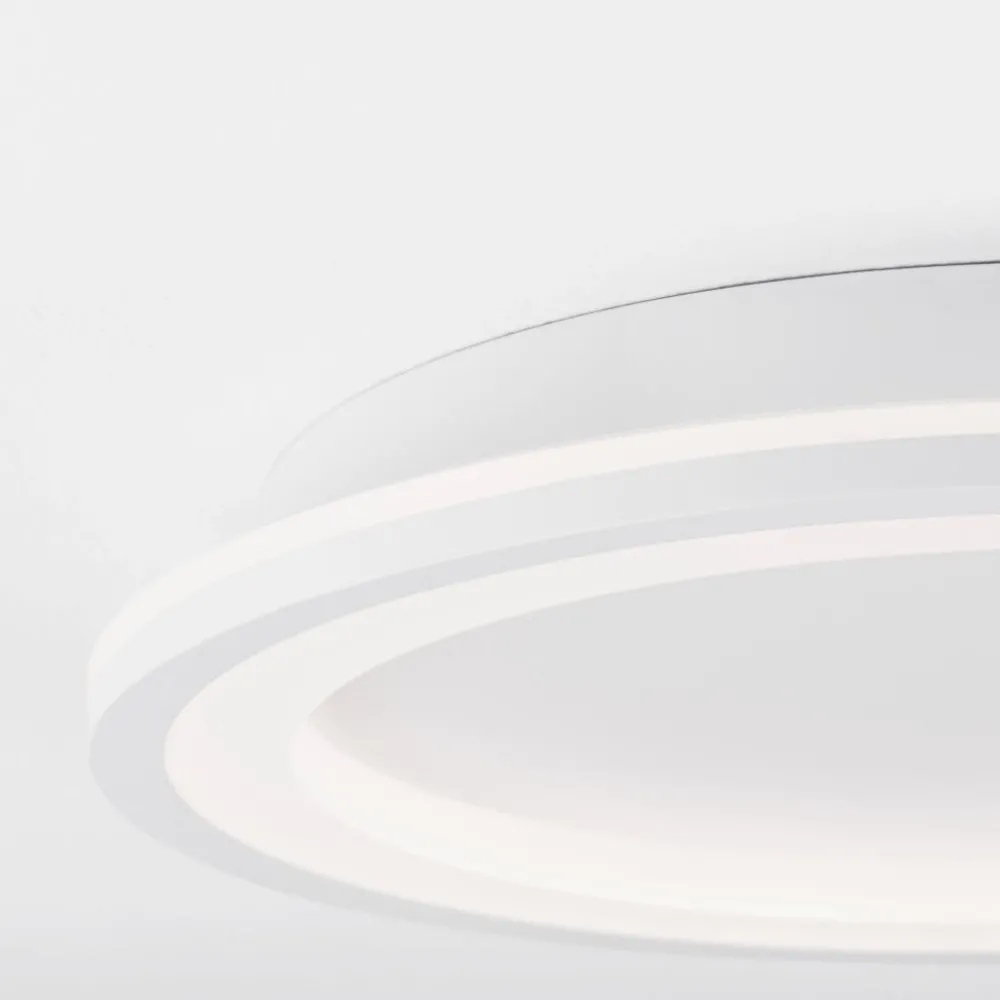 Plafoniere Moderne-Selezionato da Mazzolaluce Plafoniera moderna sottile led 3000k bianca