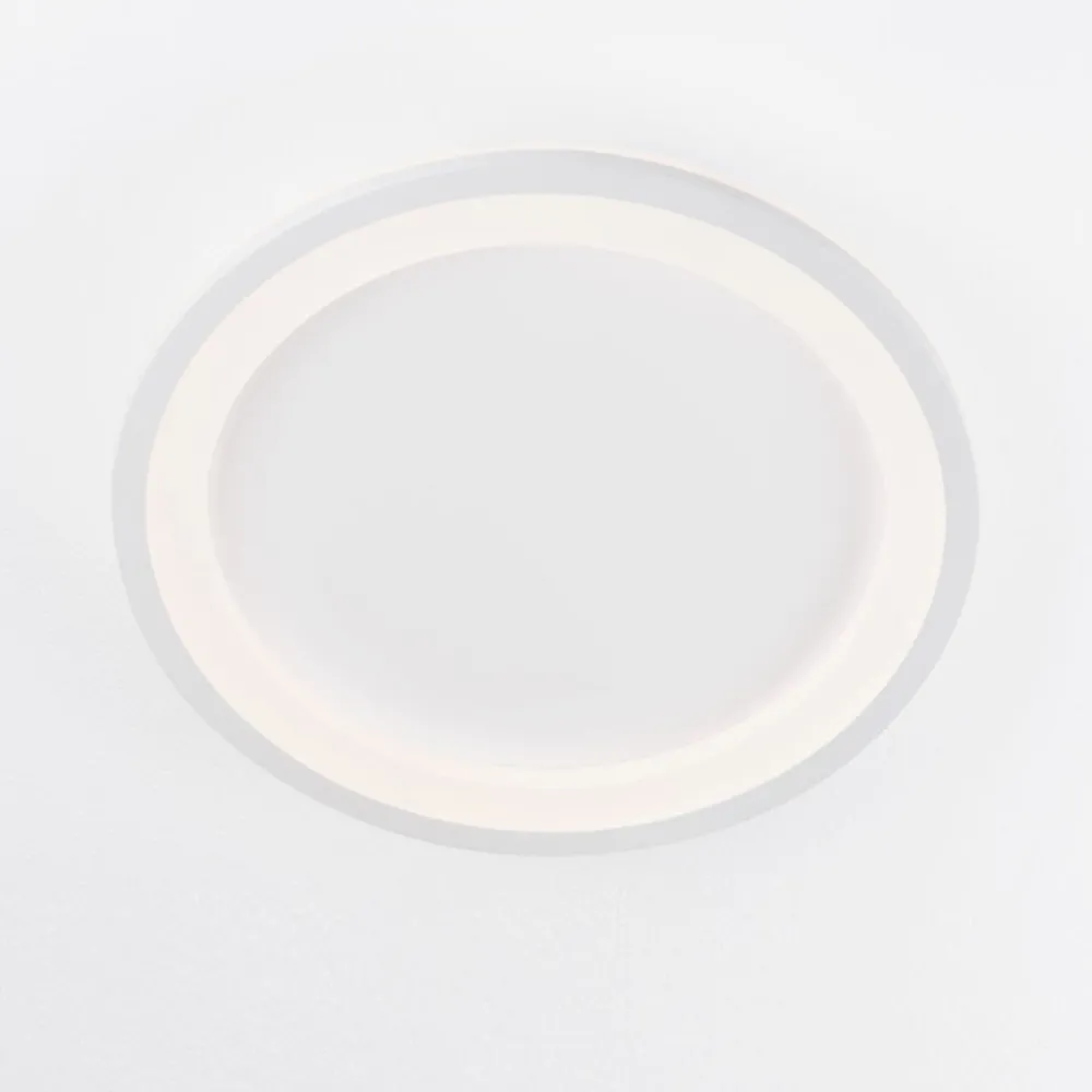 Plafoniere Moderne-Selezionato da Mazzolaluce Plafoniera moderna sottile led 3000k bianca