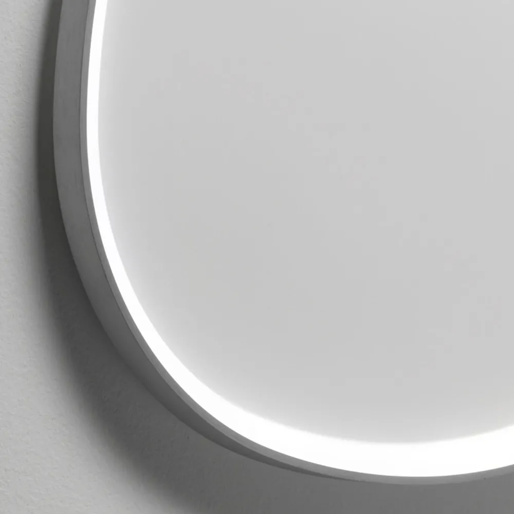 Plafoniere Moderne-Vivida International Plafoniera moderna titanio led 60w 3000k 4000k vivida lifering