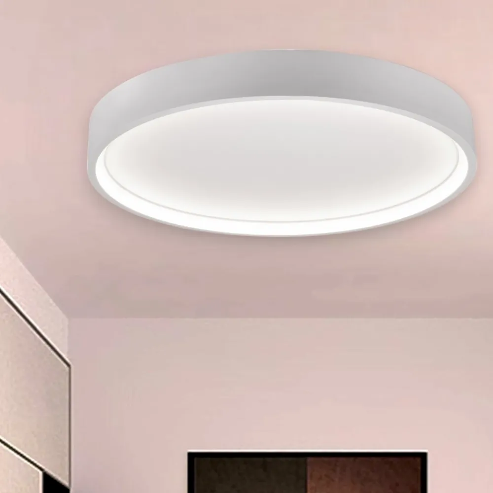 Plafoniere Moderne-Selezionato da Mazzolaluce Plafoniera moderna tonda led da 2300k a 4000k minimal