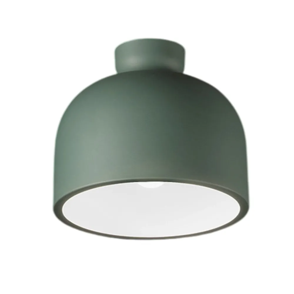Plafoniere Moderne-Perenz Illuminazione Plafoniera moderna verde bianco yelmo