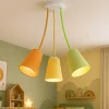 Plafoniere Moderne-Selezionato da Mazzolaluce Plafoniera multicolor per cameretta paralumi in tessuto