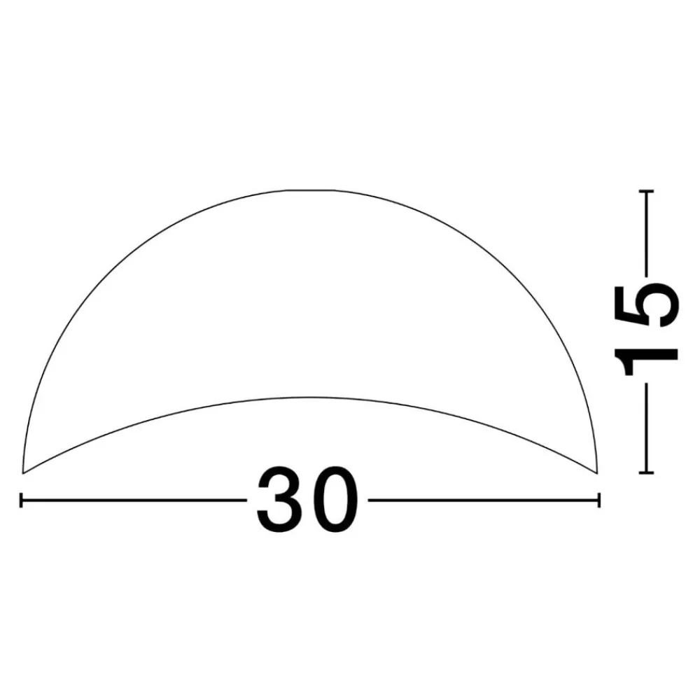 Plafoniere Moderne-Selezionato da Mazzolaluce Plafoniera nera 30cm cupola semisfera in metallo moderna
