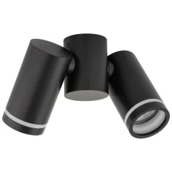 Plafoniere Moderne-Selezionato da Mazzolaluce Plafoniera nera da cucina con faretti orientabili da soffitto