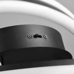 Plafoniere Moderne-Selezionato da Mazzolaluce Plafoniera nera design moderna 58w dimmerabile per soggiorno