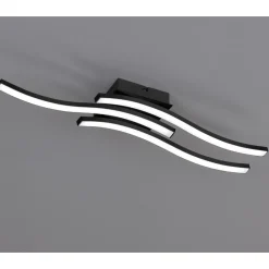 Plafoniere Moderne-Selezionato da Mazzolaluce Plafoniera nera led 15w 4000k design moderna