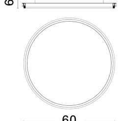 Plafoniere Moderne-Selezionato da Mazzolaluce Plafoniera nera led 60w 3000k tonda per soggiorno moderno