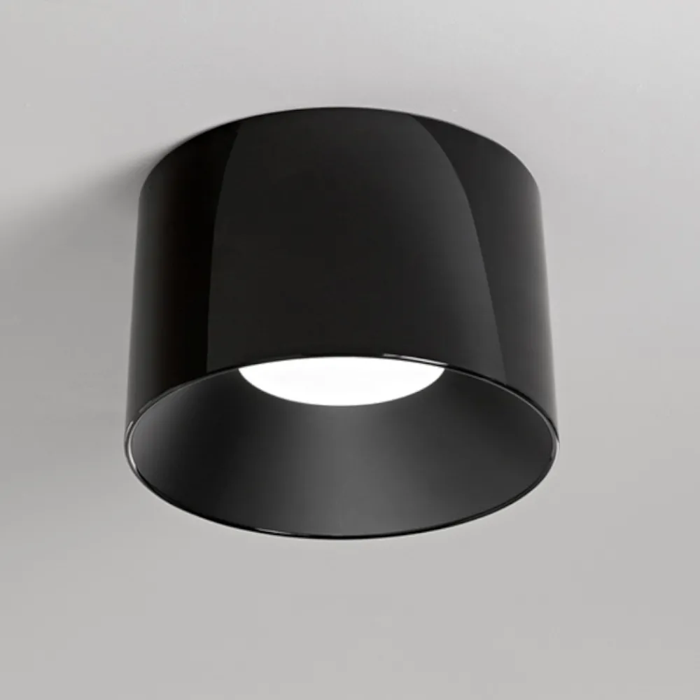 Plafoniere Moderne-Perenz Illuminazione Plafoniera nera per cucina hole led 24w cct moderna perenz