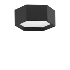 Plafoniere Moderne-Selezionato da Mazzolaluce Plafoniera nera per cucina led 3000k 25cm