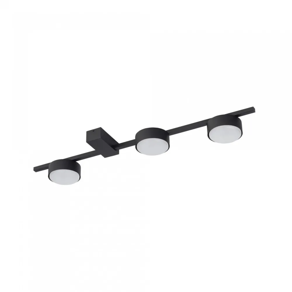 Plafoniere Moderne-Selezionato da Mazzolaluce Plafoniera nera per cucina moderna design luminosa