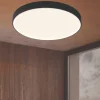 Plafoniere Moderne-Selezionato da Mazzolaluce Plafoniera nera rotonda 50cm 40w 2700k 3300k 4000k led dimmerabile moderna
