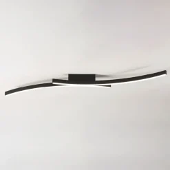 Plafoniere Moderne-Vivida International Plafoniera nera vivida hyperbola led 40w 3000k 4000k moderna