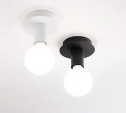 Plafoniere Moderne-Perenz Illuminazione Plafoniera nero rosone da cucina moderna