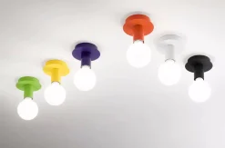 Plafoniere Moderne-Perenz Illuminazione Plafoniera nero rosone da cucina moderna