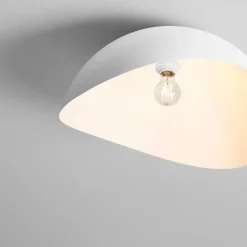 Plafoniere Moderne-Selezionato da Mazzolaluce Plafoniera opi cupola 50cm semisfera bianca moderna