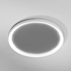 Plafoniere Moderne-Vivida International Plafoniera ovale bianca led 80w 3000k 4000k vivida lifering-r