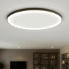 Plafoniere Moderne-Vivida International Plafoniera ovale bronzo led 80w 3000k 4000k dimmerabile vivida lifering-o