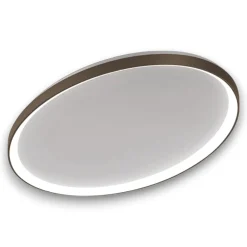 Plafoniere Moderne-Vivida International Plafoniera ovale bronzo led 80w 3000k 4000k dimmerabile vivida lifering-o