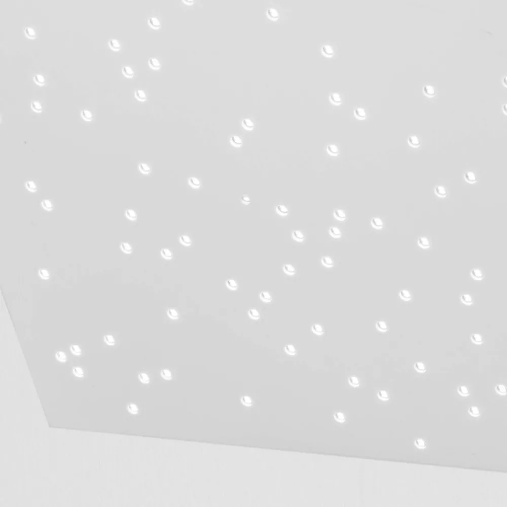 Plafoniere Moderne-Selezionato da Mazzolaluce Plafoniera pannello per camera da letto cielo stellato bianco led 3000k 4000k 8w