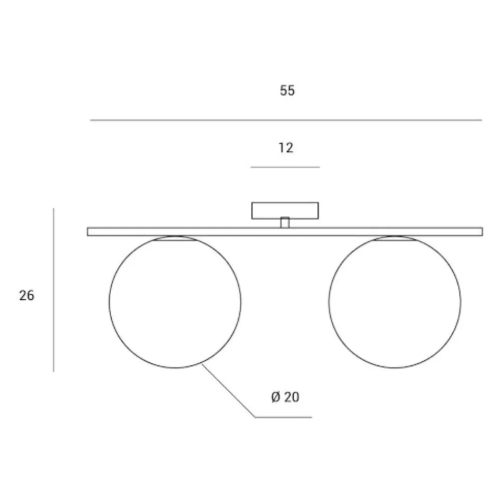 Plafoniere Moderne-Miloox Plafoniera per camera da letto moderna oro jugen