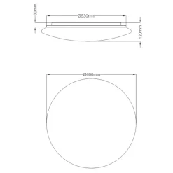 Plafoniere Moderne-Selezionato da Mazzolaluce Plafoniera per camera da letto moderna stellare led da 3000k a 5500k