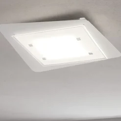 Plafoniere Moderne-Top Light Plafoniera per camera da letto bianca rettangolare unusual toplight