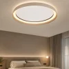 Plafoniere Moderne-Selezionato da Mazzolaluce Plafoniera per camera da letto tonda champagne led 2700k 4000k