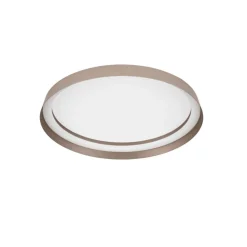Plafoniere Moderne-Selezionato da Mazzolaluce Plafoniera per camera da letto tonda champagne led 2700k 4000k