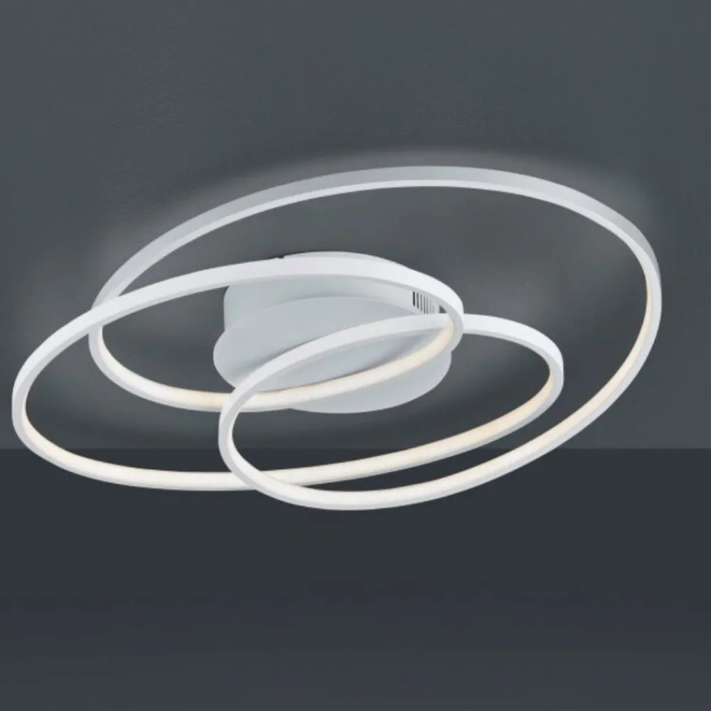 Plafoniere Moderne-Selezionato da Mazzolaluce Plafoniera per camera da letto moderna led 3000k dimmerabile bianca