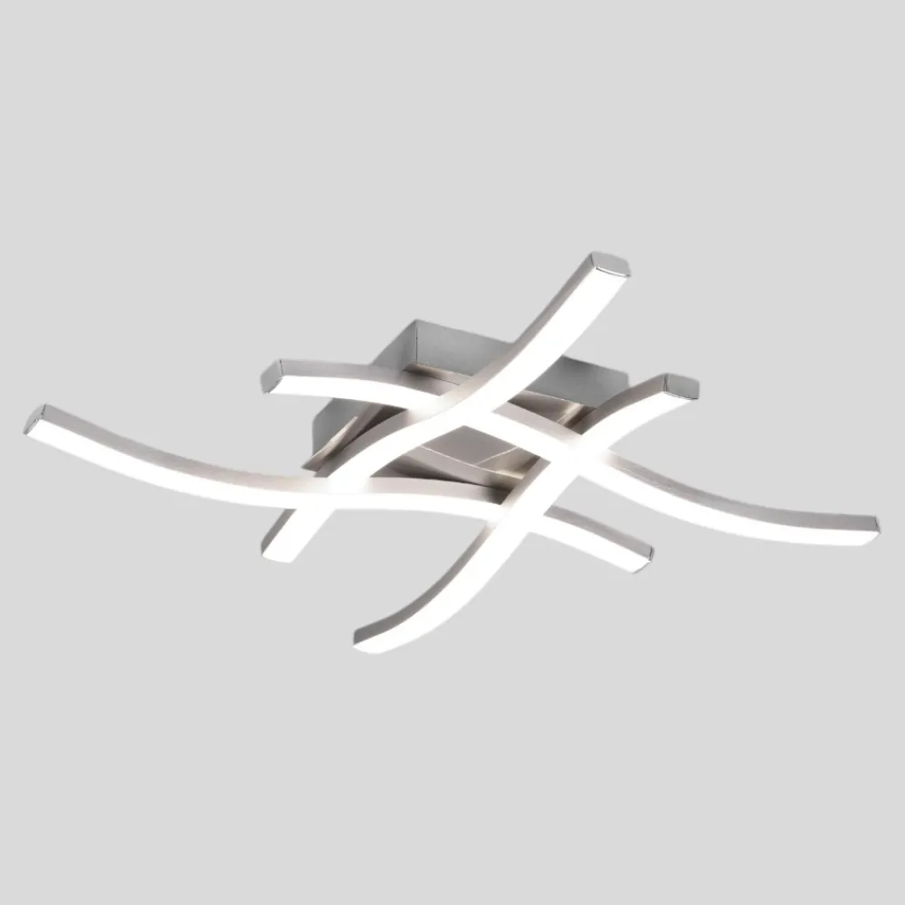 Plafoniere Moderne-Selezionato da Mazzolaluce Plafoniera per camera da letto led 20w 4000k moderna