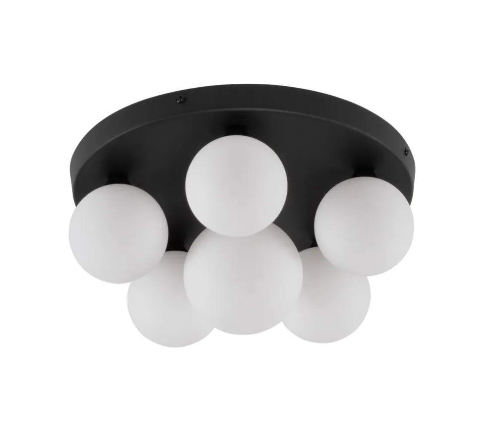Plafoniere Moderne-Selezionato da Mazzolaluce Plafoniera per camera da letto moderna nera